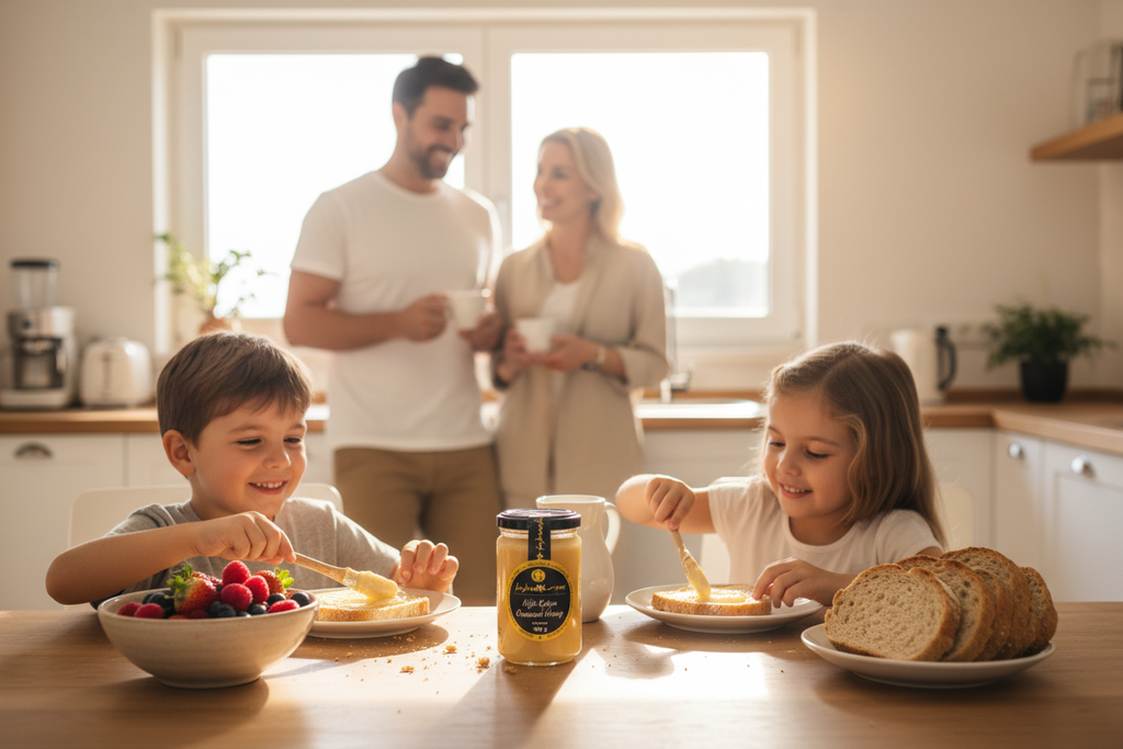 Μέλι Κρέμα - Οικογενειακό Πρωινό