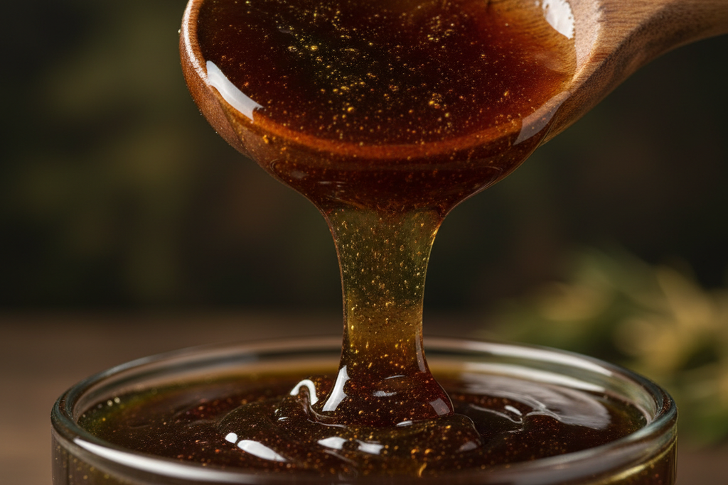 Μέλι Ελάτης - Close-up Υφή