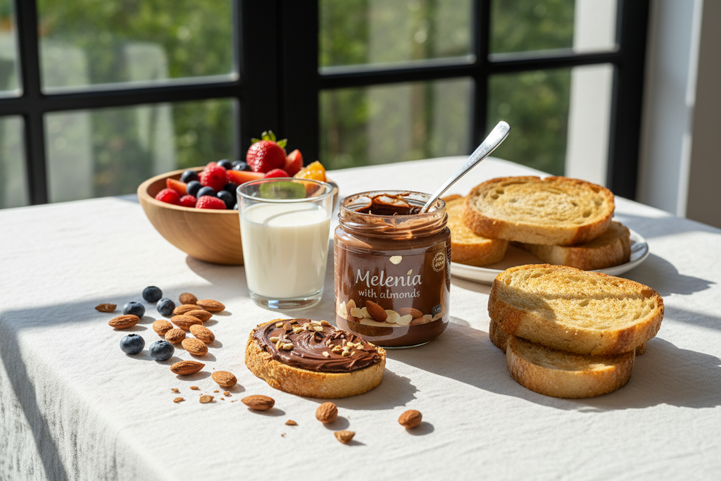 Lifestyle πρωινό με Μελένια Αμύγδαλο