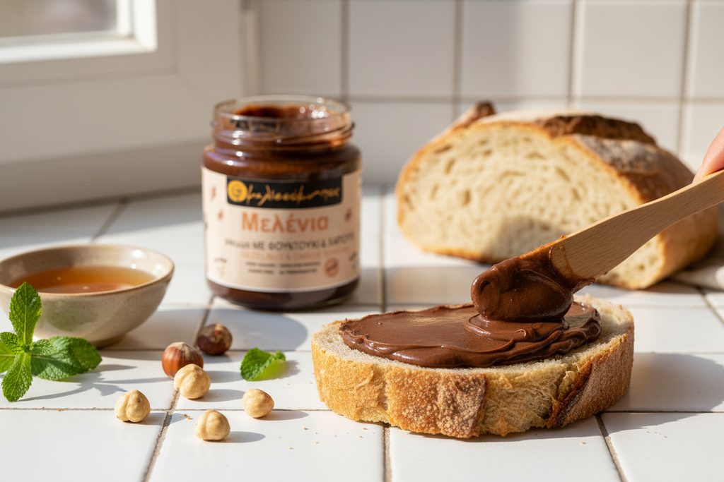 Μελένια Φουντούκι - Lifestyle με Πραγματικό Προϊόν